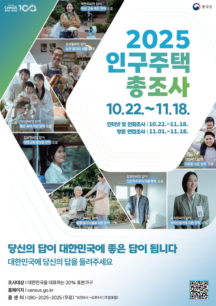 봉화군, 2025 <b>인구주택총조사</b> 실시