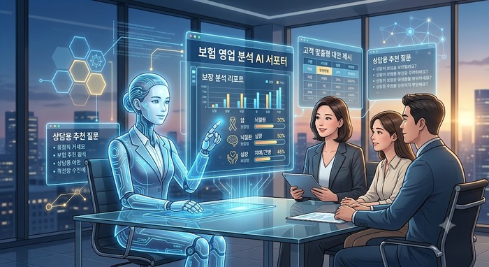 보험영업 현장으로 나온 AI...생산성 향상·상담품질 제고 - 뉴스 썸네일 이미지